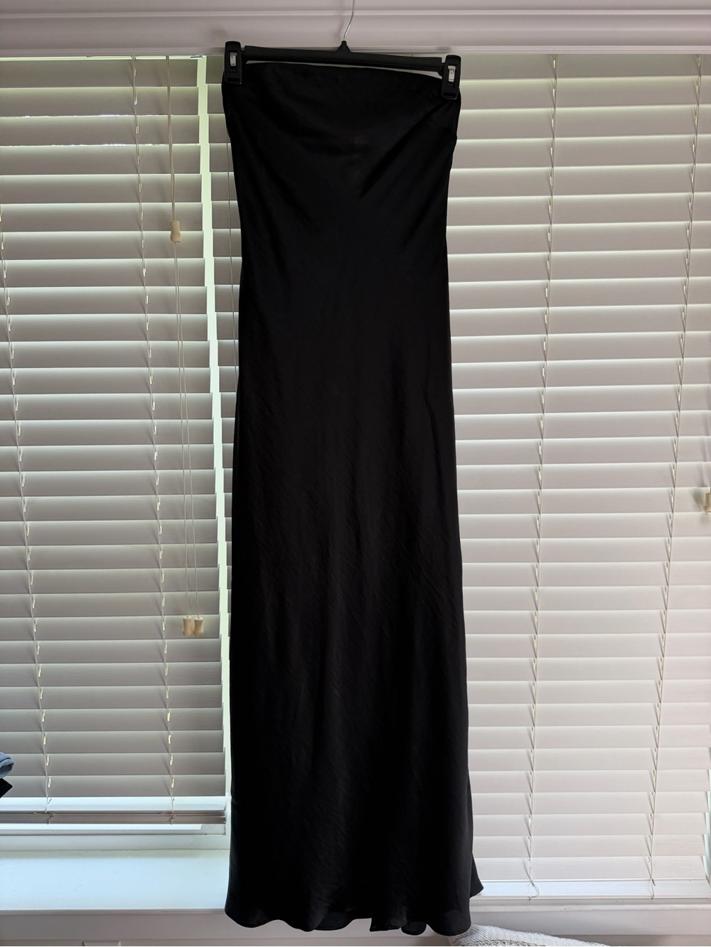 Abercrombie & Fitch Black Strapless Maxi Dress